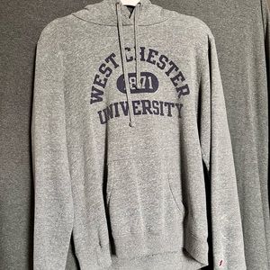 Grey West Chester University WCU Sweatshirt fleece lined